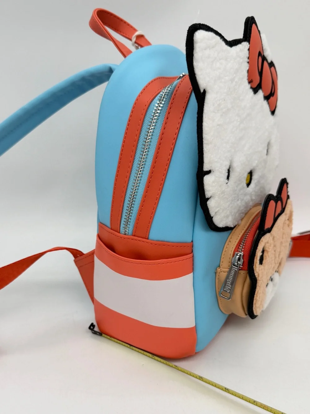 Loungefly Hello Kitty & Tiny Chum Teddy Bear Sherpa Appliqué Backpack NWT